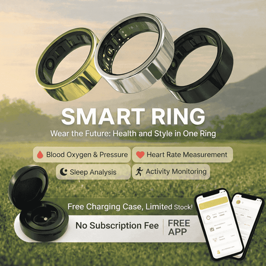 Pulsonax Aura Smart Ring – Sleep, Fitness & Health Tracker