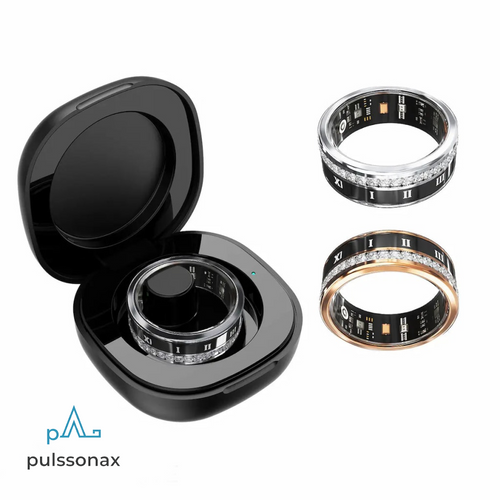 Pulsonax Diamora Series Smart Ring – Sleep, Fitness & Health Tracker