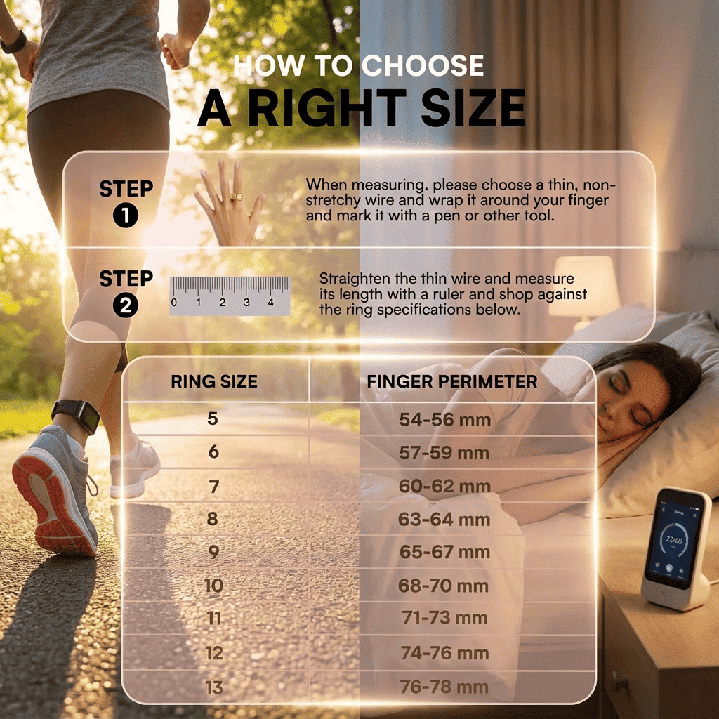 Pulsonax Halo Smart Ring – Sleep, Heart & Wellness Tracking — Without a Bulky Watch