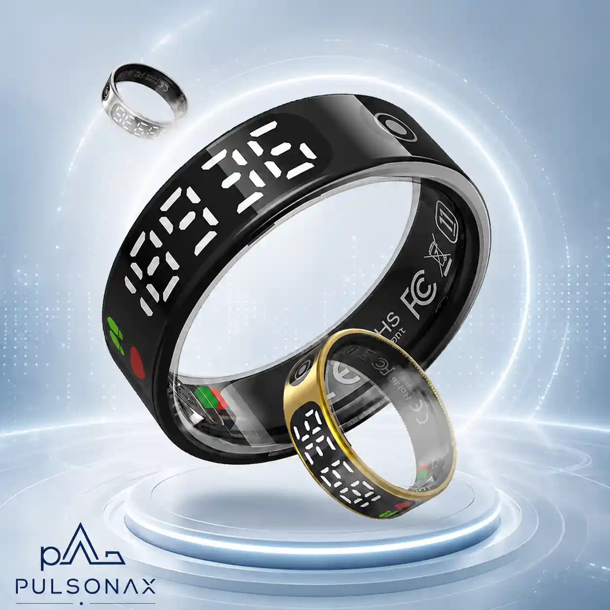 Pulsonax Halo Smart Ring – Sleep, Heart & Wellness Tracking — Without a Bulky Watch