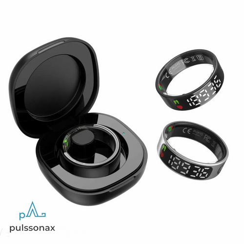 Pulsonax Halo Smart Ring – Sleep, Fitness & Health Tracker
