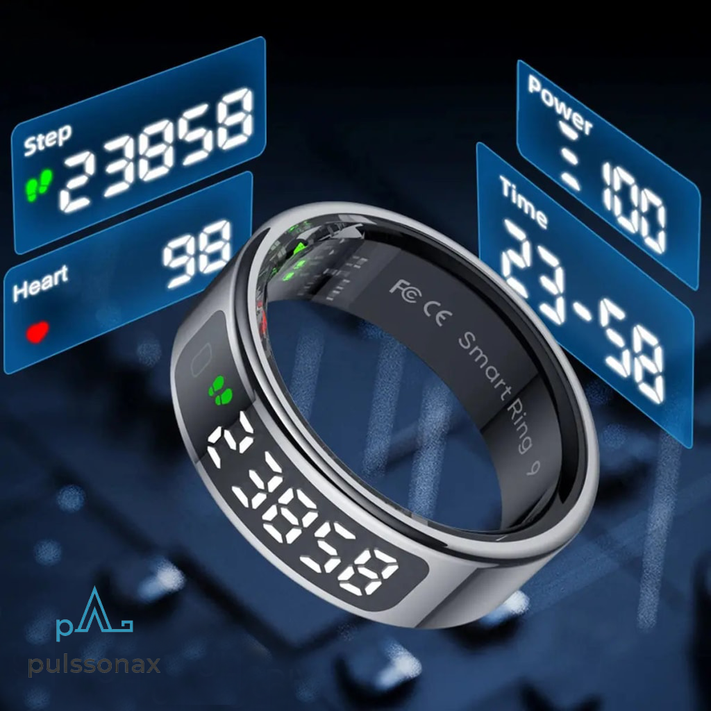 Pulsonax Halo Smart Ring – Sleep, Heart & Wellness Tracking — Without a Bulky Watch
