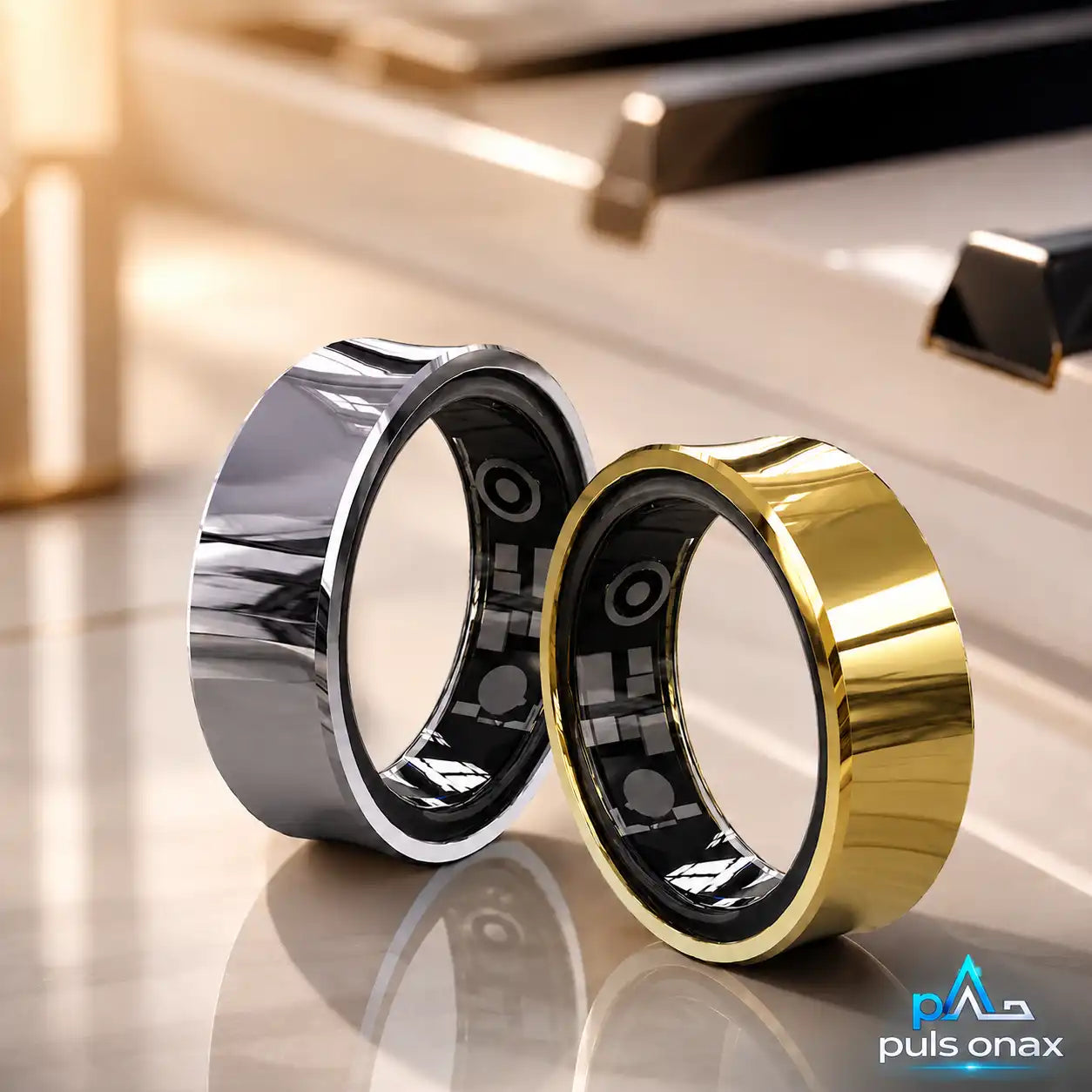 Pulsonax Solara Smart Ring – Sleep, Heart Rate, Blood Pressure & Blood Oxygen Tracker Without a Bulky Watch