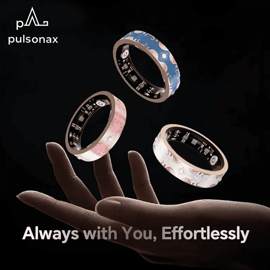 Pulsonax Solara Smart Ring – Sleep, Fitness & Health Tracke