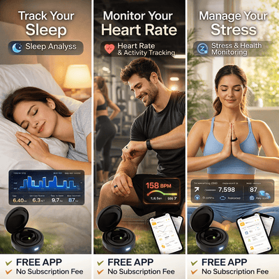 Pulsonax Diamora Series Smart Ring – Sleep, Fitness & Health Tracker