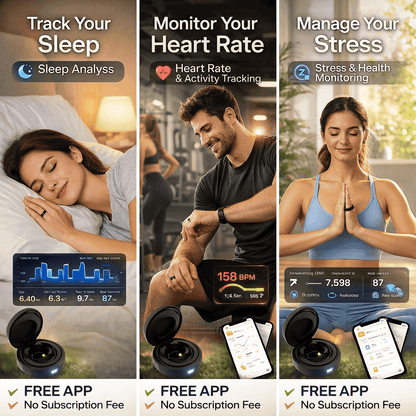 Pulsonax Aura Smart Ring – Sleep, Fitness & Health Tracker