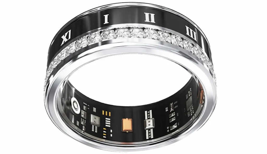 Pulsonax Diamora series Smart Ring, Sleep Tracker, Activity & Fitness Tracker, Blood Pressure& Oxygen Tracker