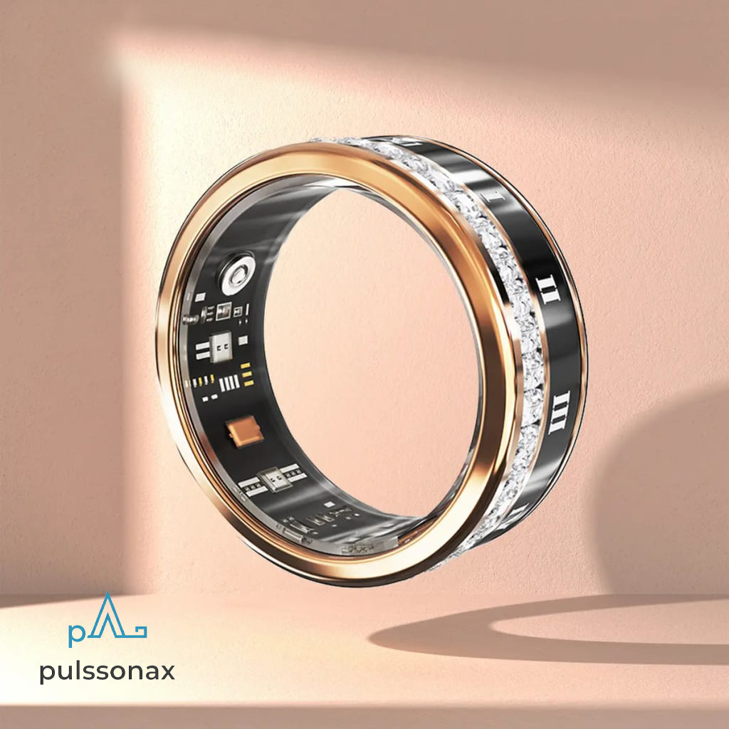 Pulsonax Diamora series Smart Ring, Sleep Tracker, Activity & Fitness Tracker, Blood Pressure& Oxygen Tracker