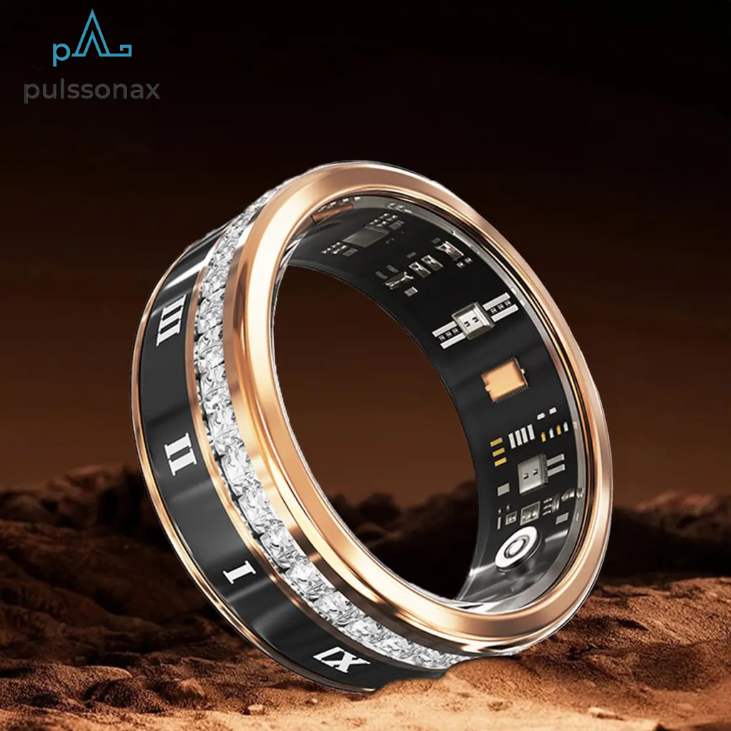 Pulsonax Diamora series Smart Ring, Sleep Tracker, Activity & Fitness Tracker, Blood Pressure& Oxygen Tracker