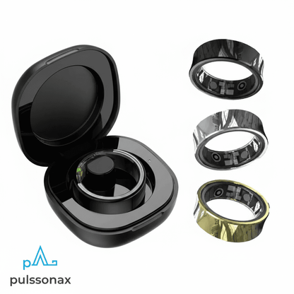 Pulsonax Smart Ring, Sleep Tracker, Activity & Fitness Tracker, Blood Pressure& Oxygen Tracker